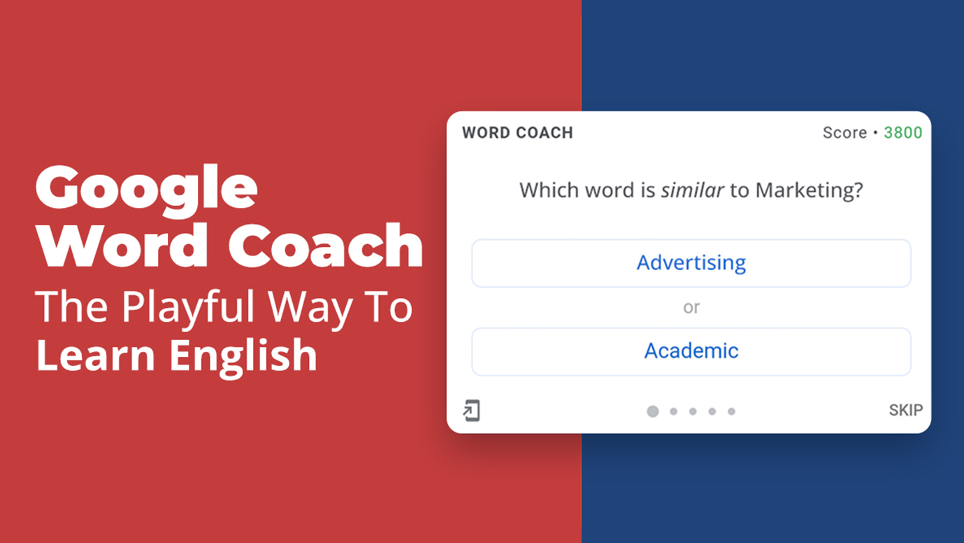 Google Word Coach – Play Fun Word Game to Learn English Vocabulary